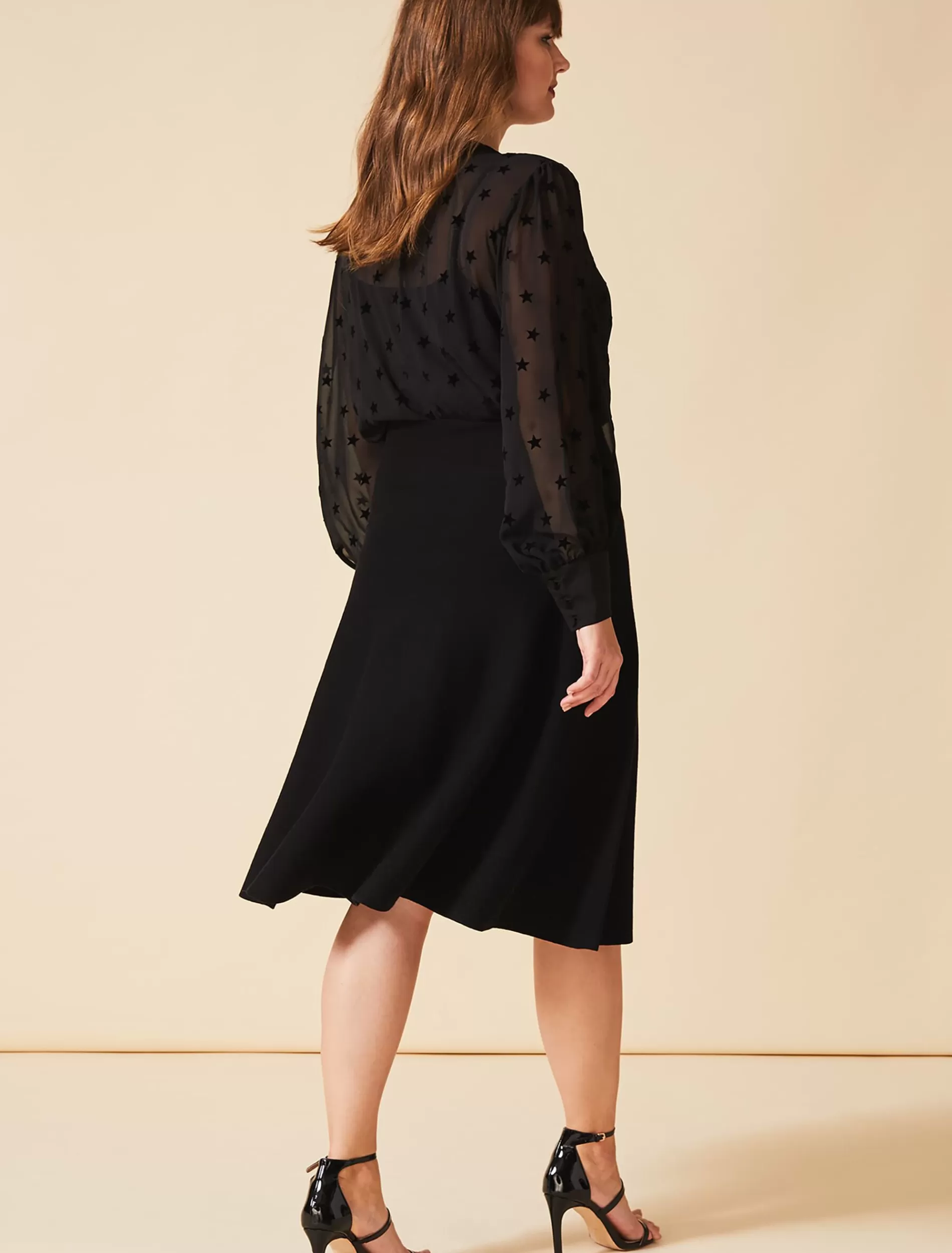 Phase Eight Francis Knitted Skirt Black Discount